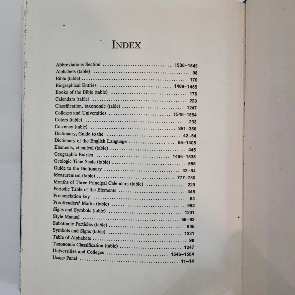 Houghton Mifflin American Heritage Dictionary Second College Edition Hardcover